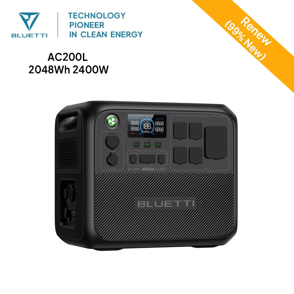 BLUETTI AC200L 2048Wh 2400W Portable Power Station