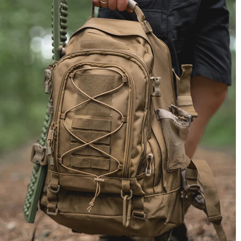 LQARMY 65L Outdoor Tactical Backpack Men's Outdoo