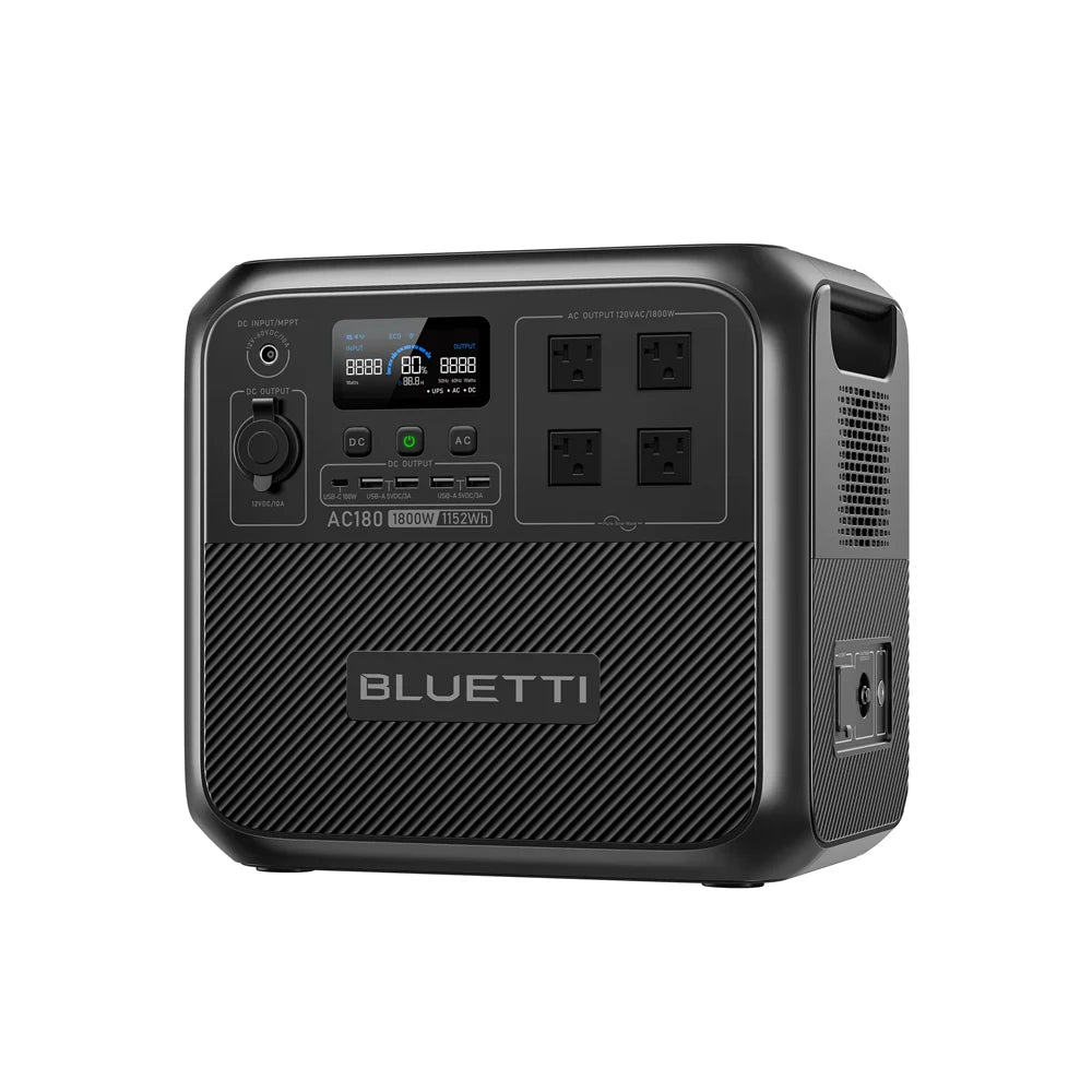 【RENEW】BLUETTI AC180 Solar Portable Power Station