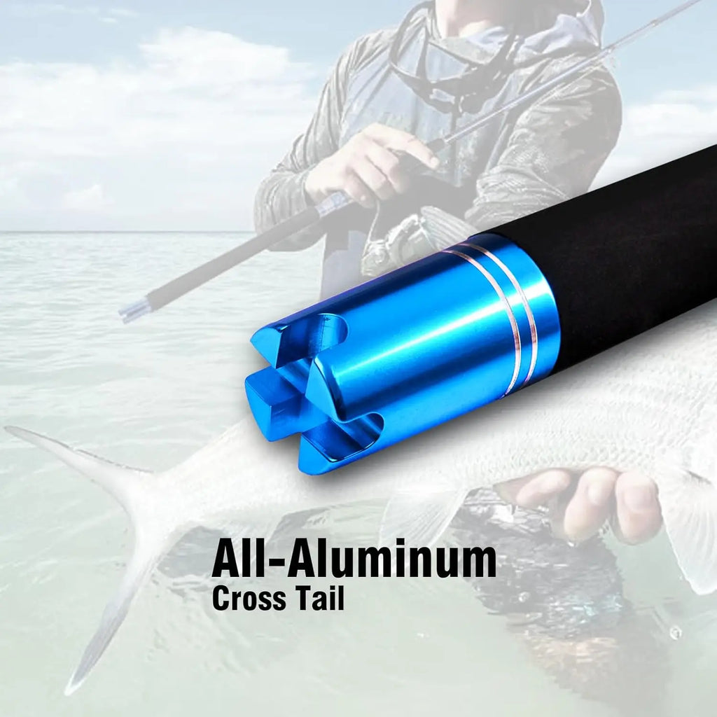 2-Piece 7ft Saltwater Spinning Fishing Rod Graphite Portable Travel Rod