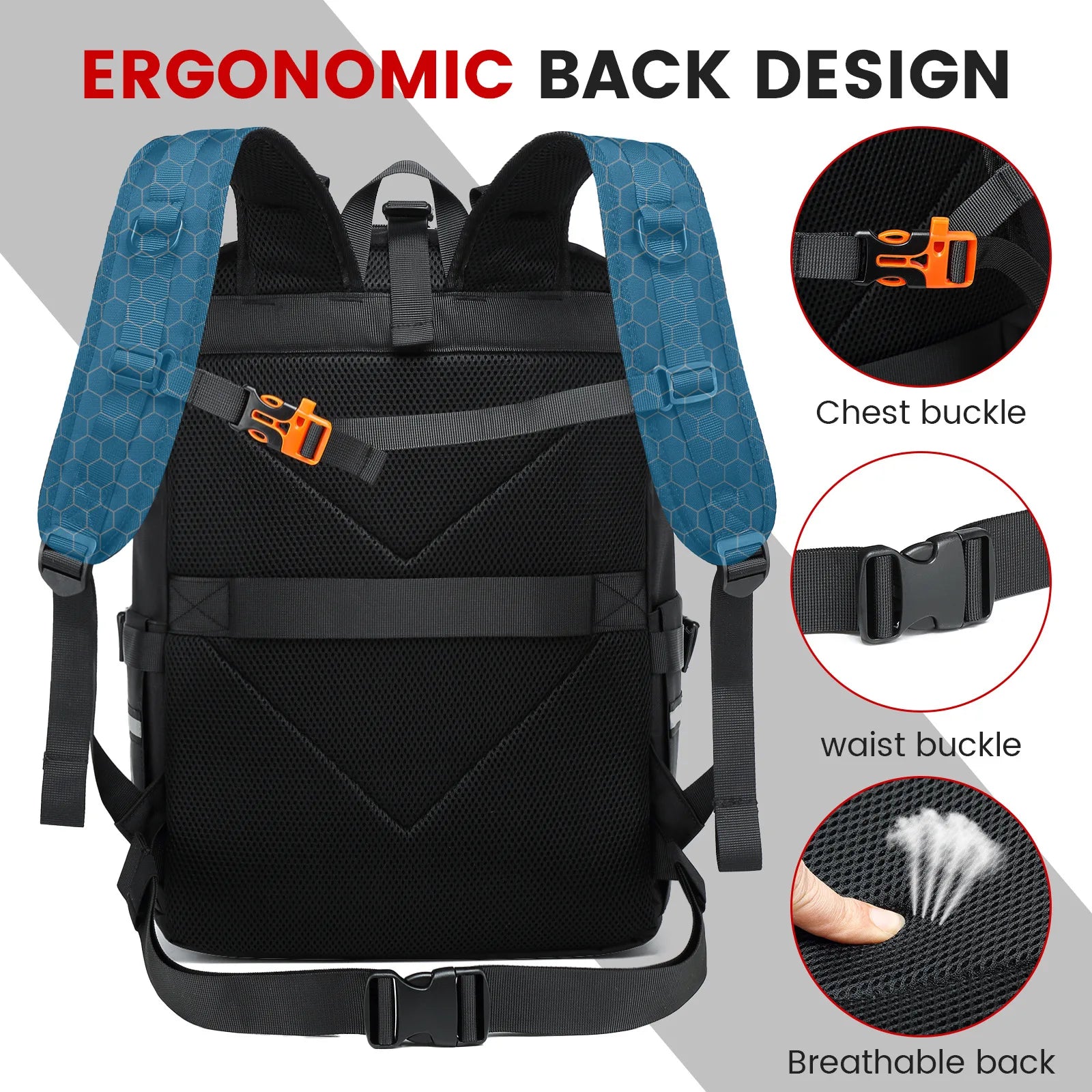 Motorcycle Helmet Backpack Large Capacity Waterproof
