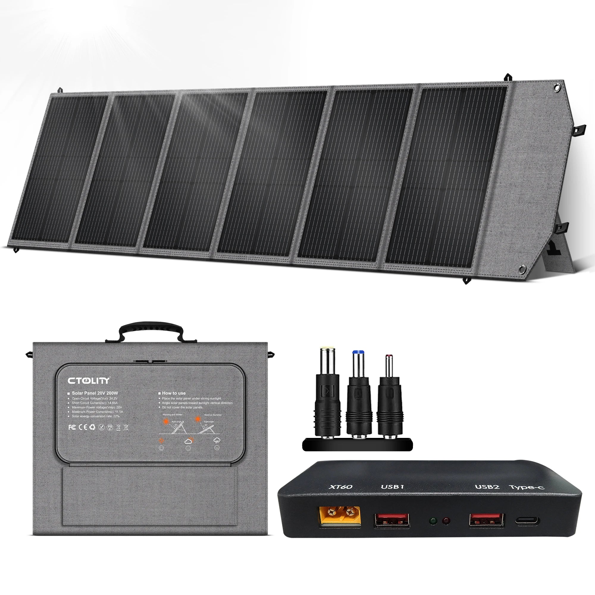 CTOLITY AP400 500W Portable Power Station 345.6Wh