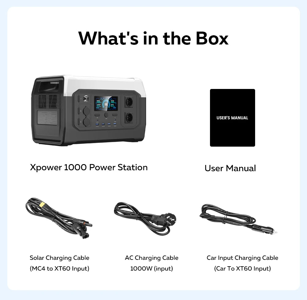 Ctolity XP1000 Powerbank 1800w Portable Power Station