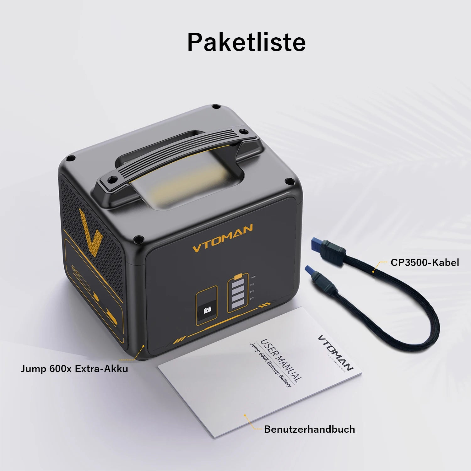 VTOMAN 600W Extra Battery 640Wh for VTOMAN JUMP