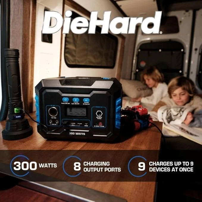 Portable Power Station 300-Watt (600-Watt Peak)