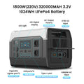 XP1000 1024Wh 220V 1800W(110V 1600W) Portable Power Station