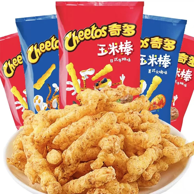 Cheetos Crunchy Corn Snacks 1.77oz(50g)*2 Packs