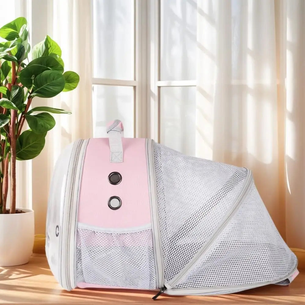 Back Expandable Backpack for Small Animals, Portable