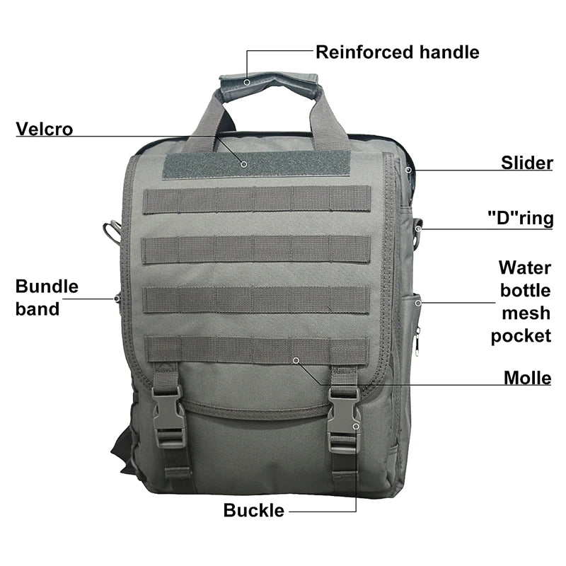 Molle  Laptop Bag Tactical Messenger Bags Computer