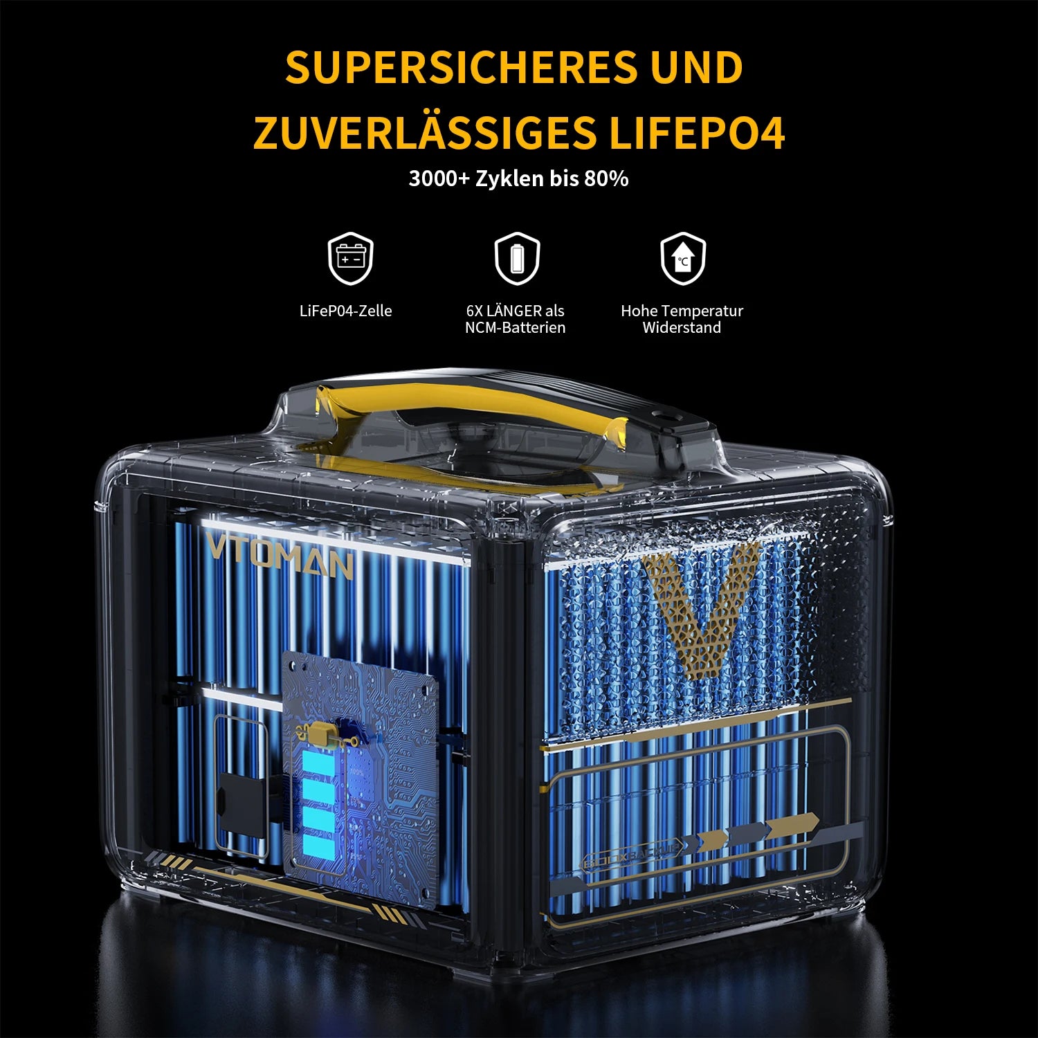 VTOMAN 600W Extra Battery 640Wh for VTOMAN JUMP