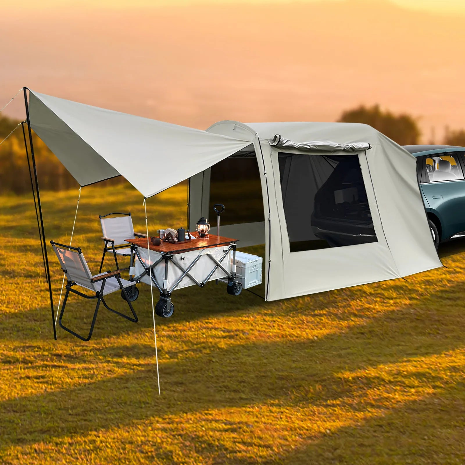 Car Awning Outdoor Tent, Car Tent Attachment