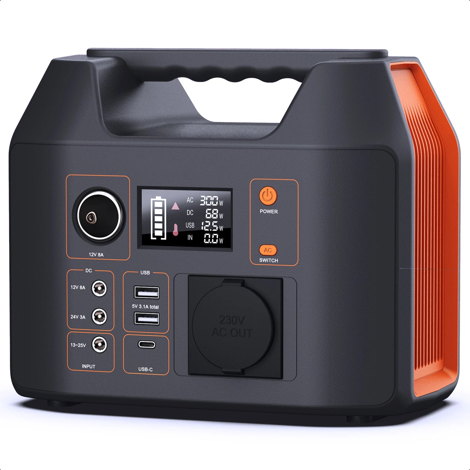 Power Station 300W/150W Solar Generator Power Bank