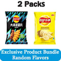 Lay's Potato Chips，Wave Chips 2.29/2.47oz(65/70g)