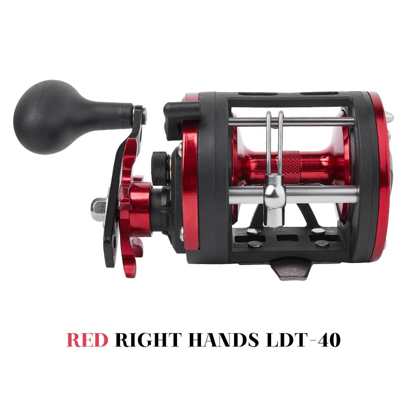 BILLINGS Trolling Drum Reel 33LB Max Drag 3.8:1 Gear Ratio Smooth Fresh Saltwater Fishing Reels for Sea Bass Catfish  Grouper Trout