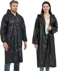 2 Pack Waterproof Rain Ponchos for Adults