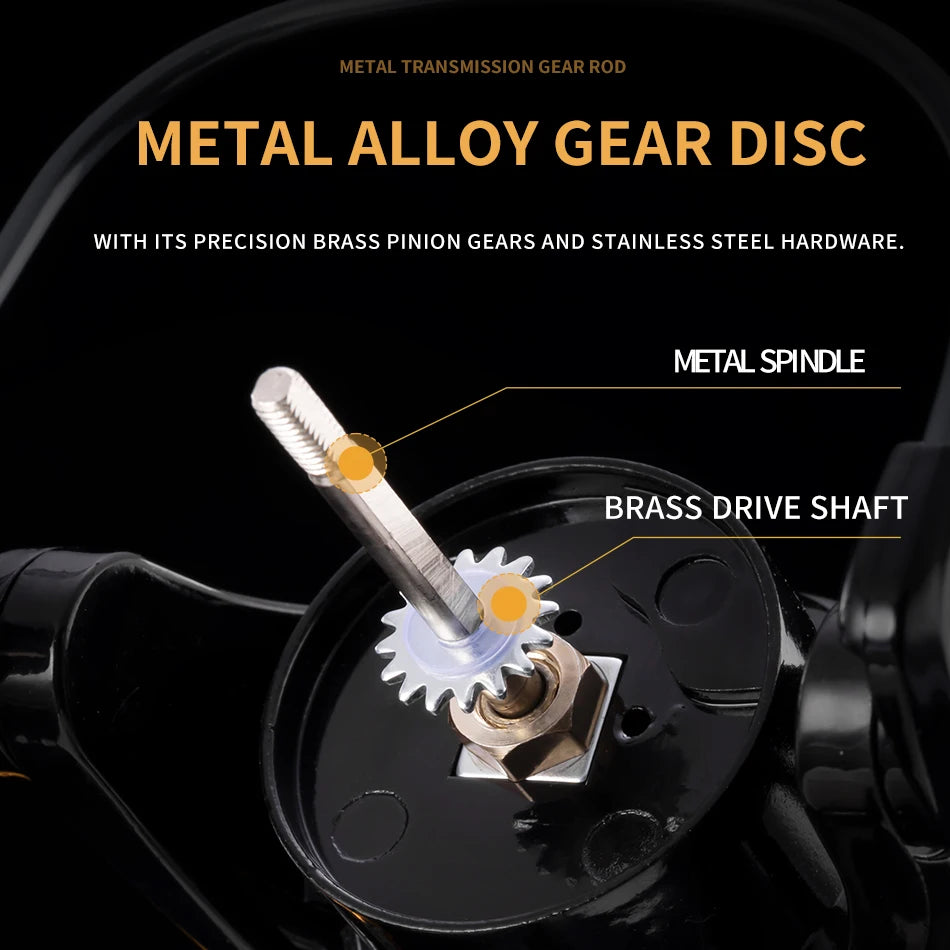 HM NEW Fishing Reel Spinning Reel Metal