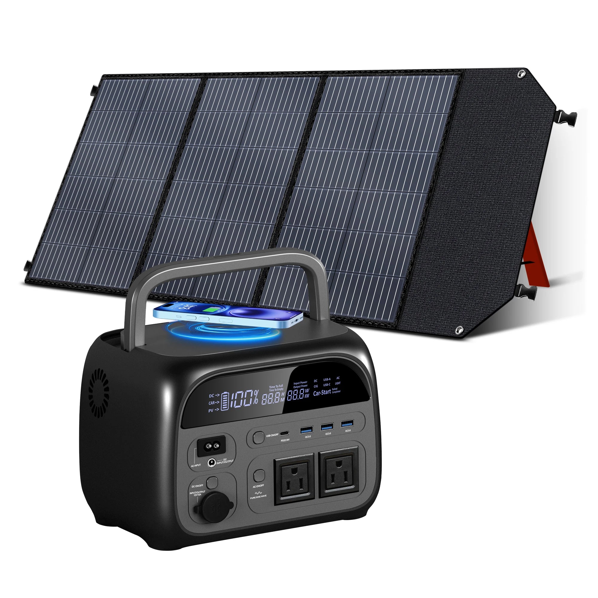 CTOLITY AP400 500W Solar Generator Portable Power Station