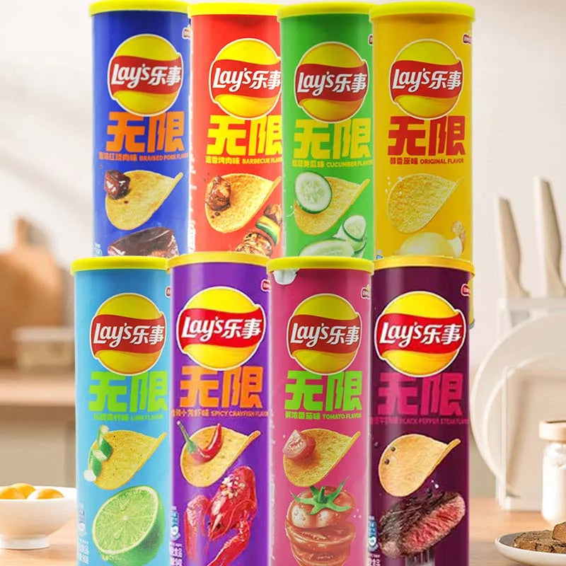 Lay's Potato Chips 3.18oz(90g)*3 bottles