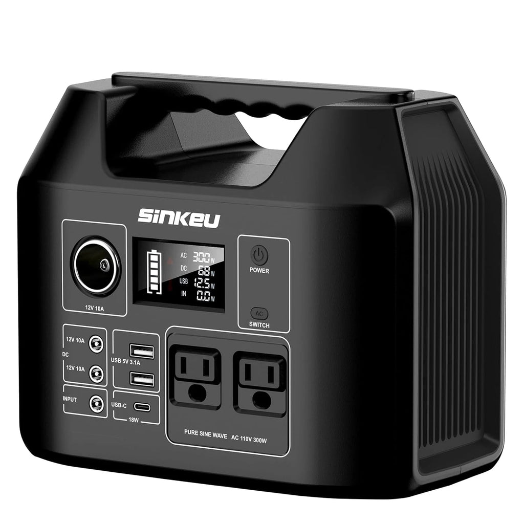 Power Station 300W/150W Solar Generator Power Bank