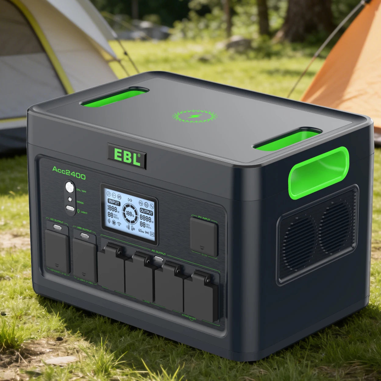 2400W Portable Power Station Generator 1843Wh Capacity