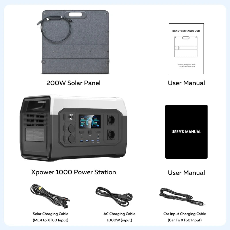Ctolity XP1000 Powerbank 1800w Portable Power Station