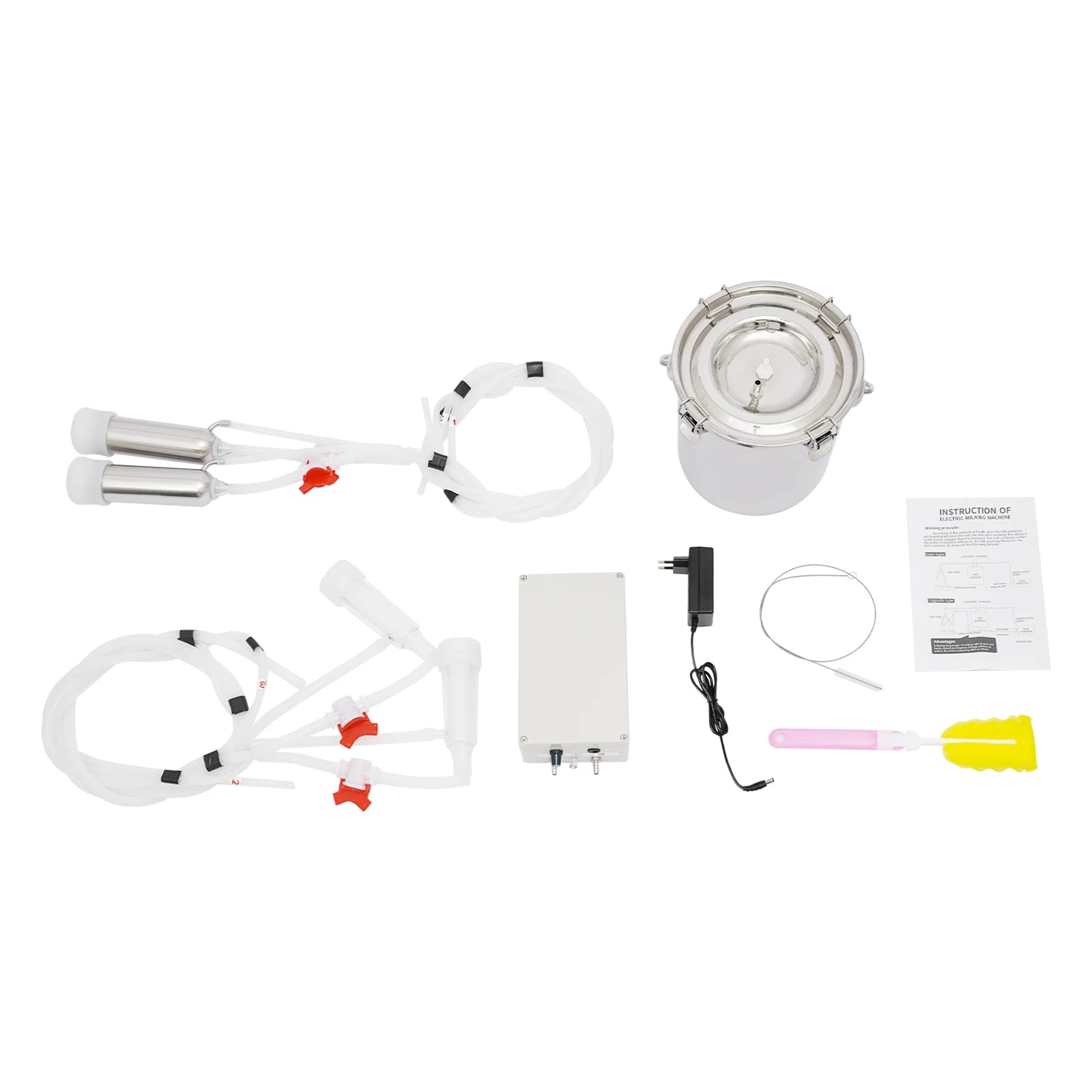 5L/10L Electric Cow Milking Machine  Vacuum Pump