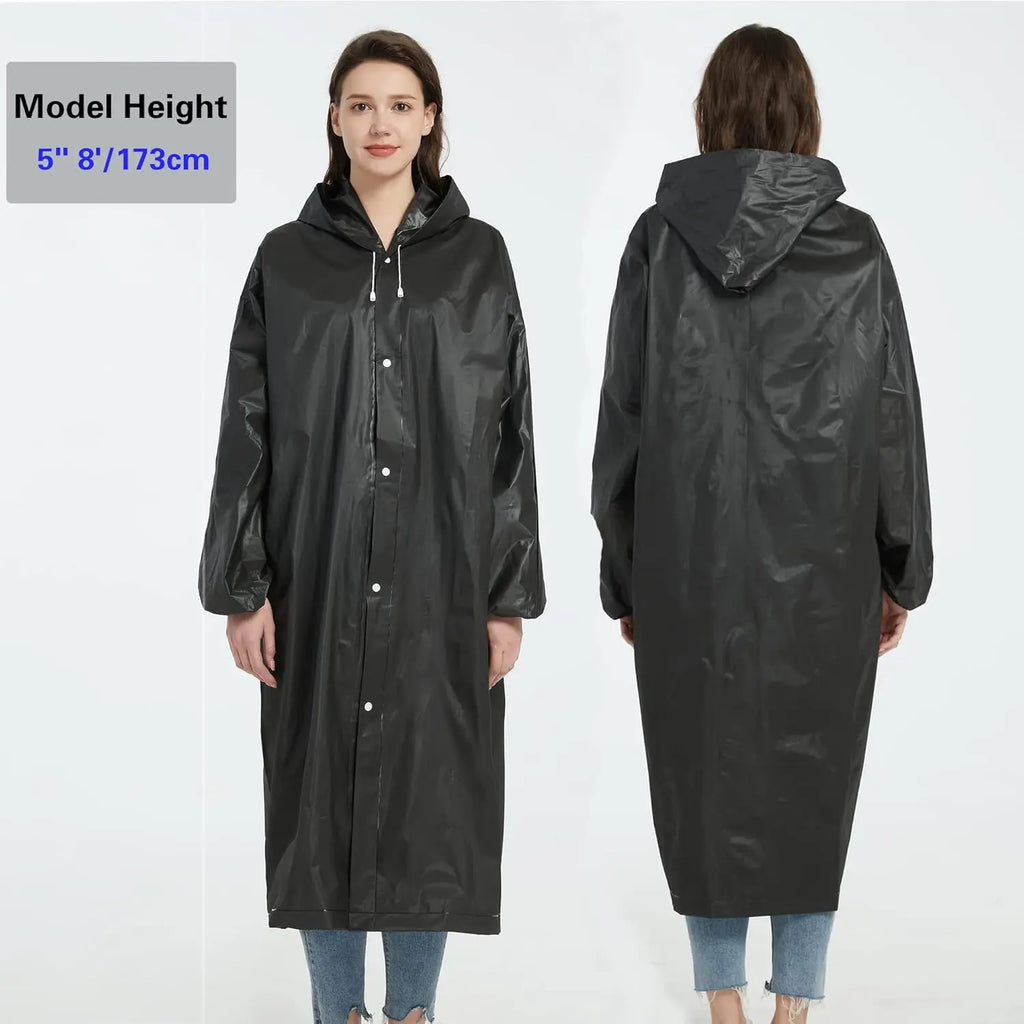 2 Pack Waterproof Rain Ponchos for Adults