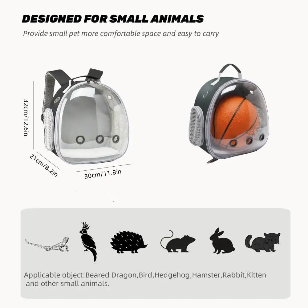 Small Animal Carrier Backpack  Portable Travel Carrier