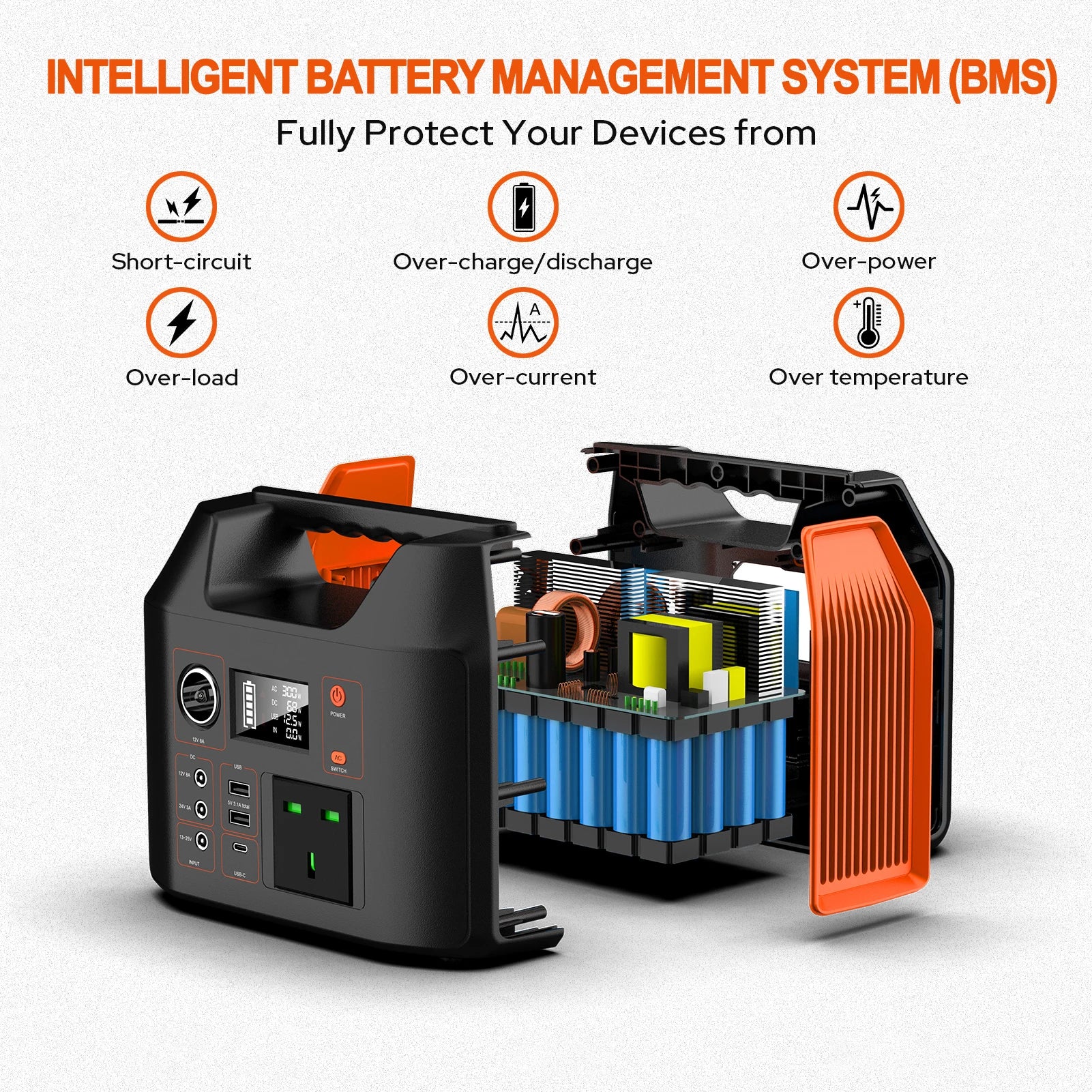 Power Station 300W/150W Solar Generator Power Bank