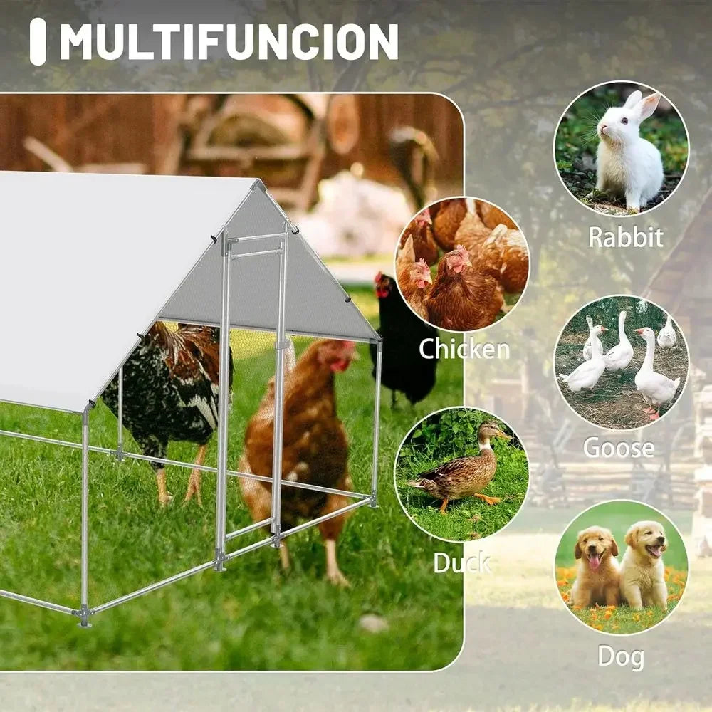 Walk-In Chicken Coop with UV-Protection