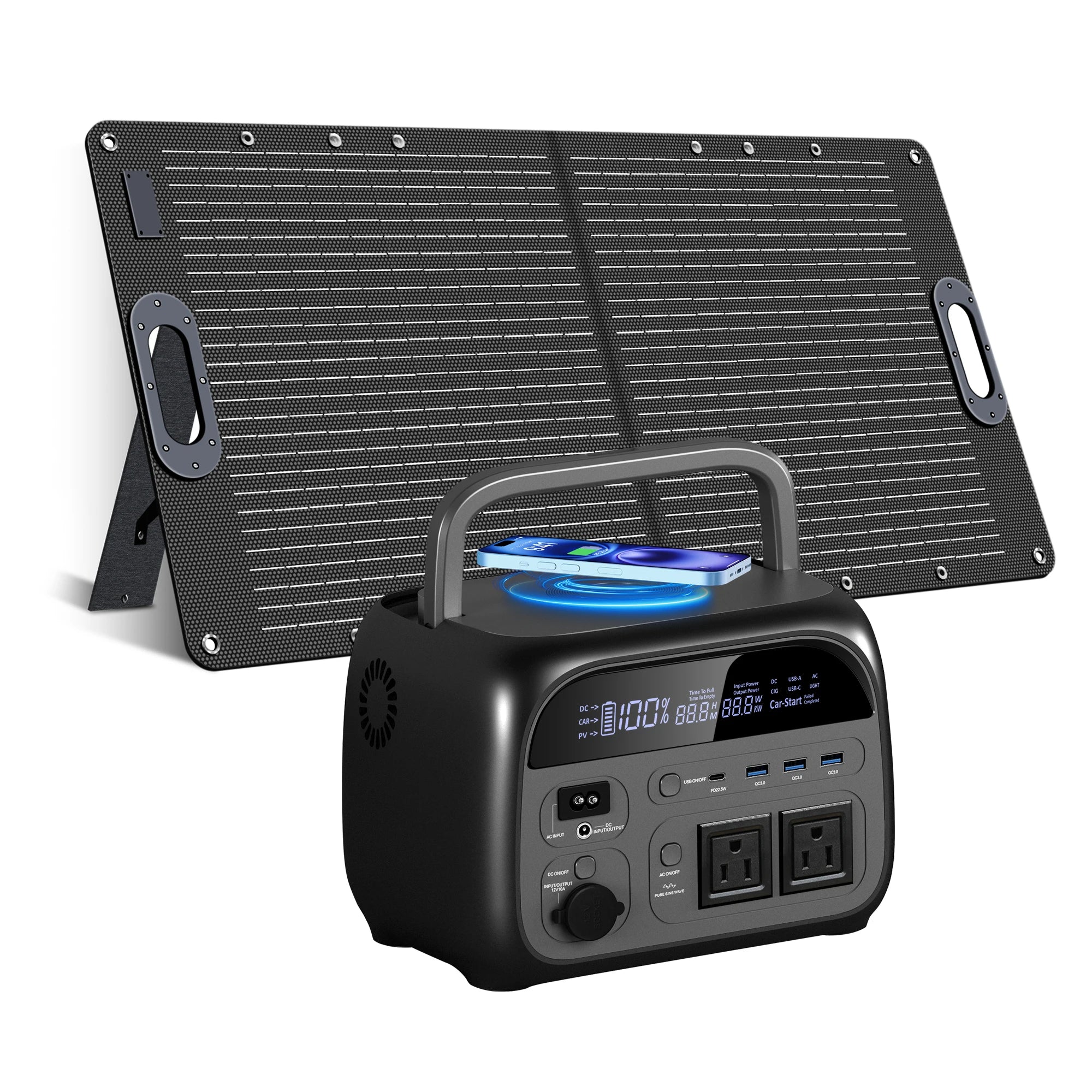 CTOLITY AP400 500W Solar Generator Portable Power Station