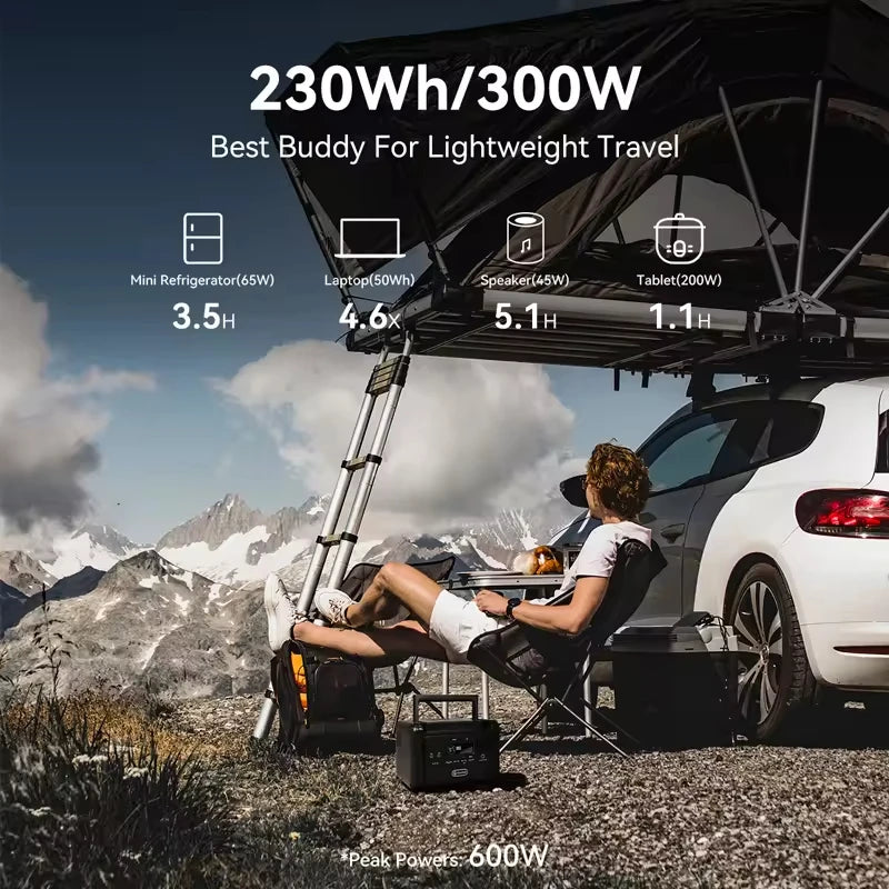 Flashfish T300PRO Portable Power Station  Solar Generator