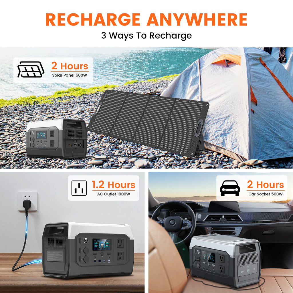 CTOLITY XP1000 1024WH Portable Power Station