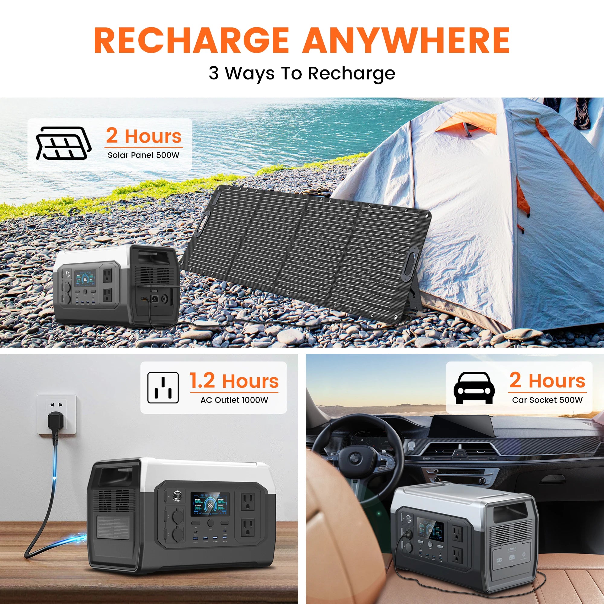 CTOLITY XP1000 1024WH Portable Power Station