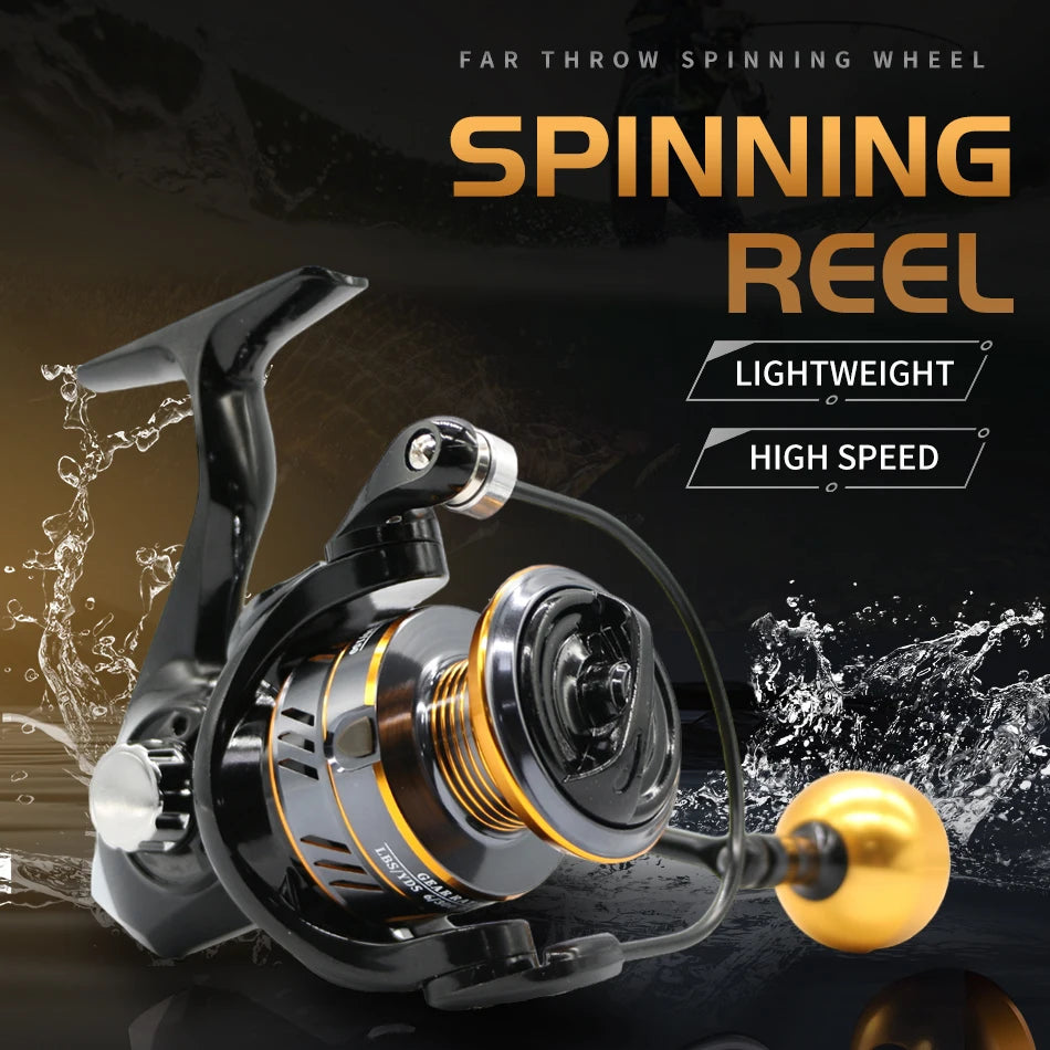 HM NEW Fishing Reel Spinning Reel Metal