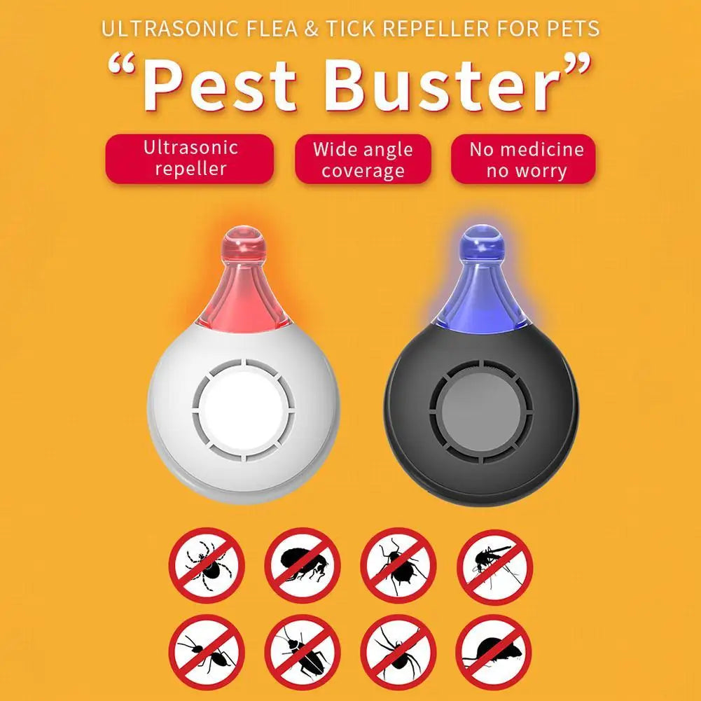 White Black Ultrasonic Pest Reject Anti Bug