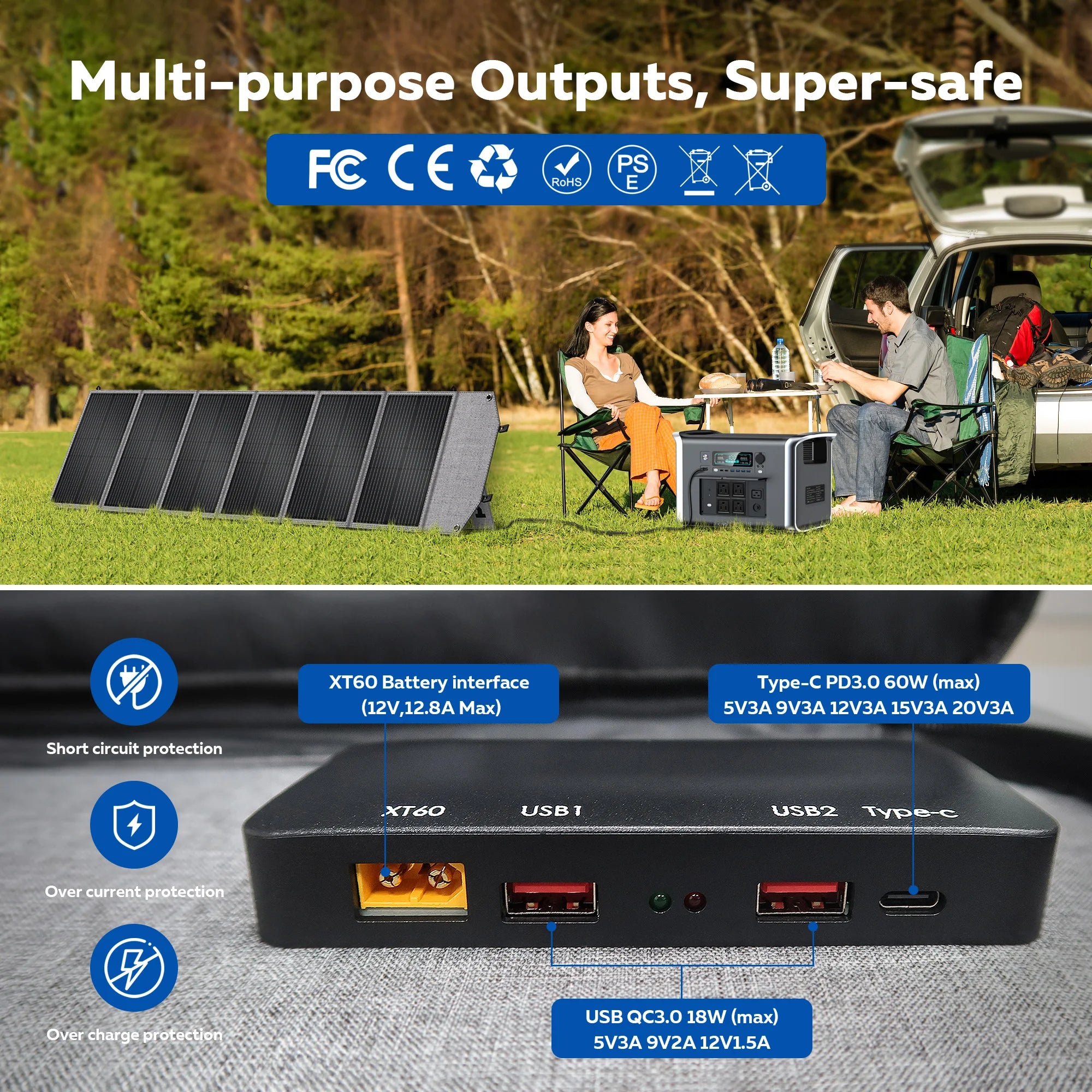 CTOLITY AP400 500W Portable Power Station 345.6Wh