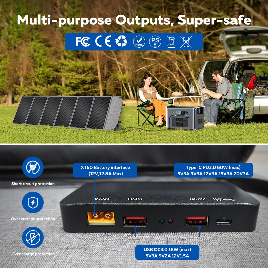 CTOLITY AP400 500W Portable Power Station 345.6Wh