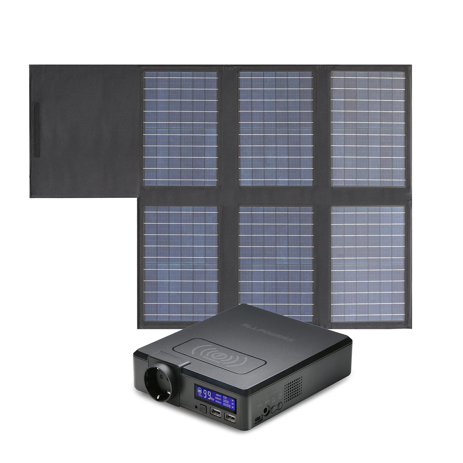 ALLPOWERS Solar Powerbank  Portable Powerstation with Solarpanel