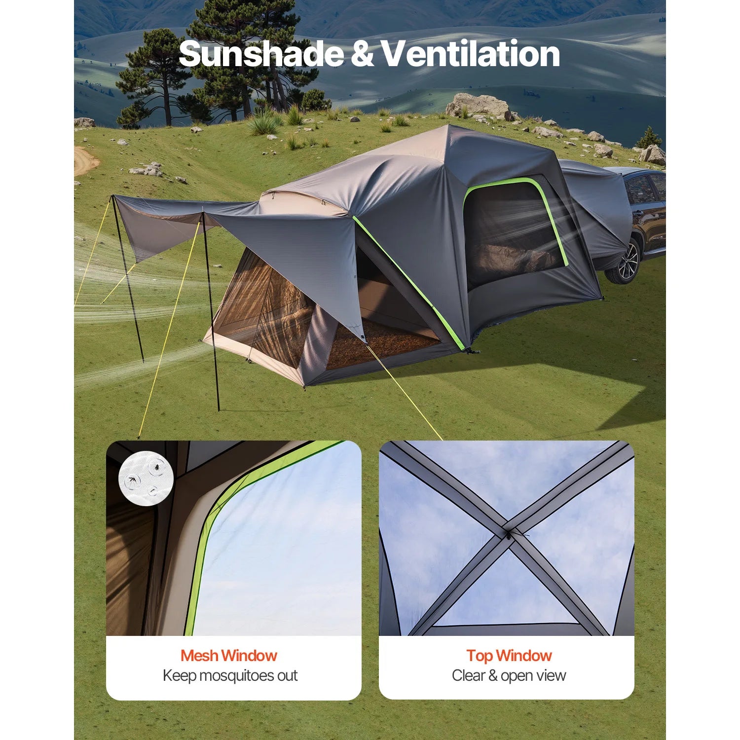 SucceBuy SUV Tent for Camping Waterproof