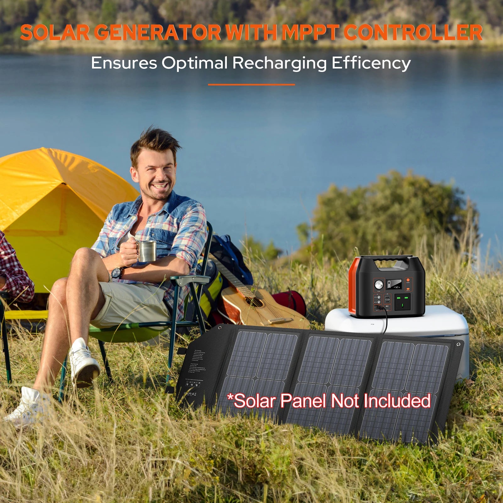 Power Station 300W/150W Solar Generator Power Bank