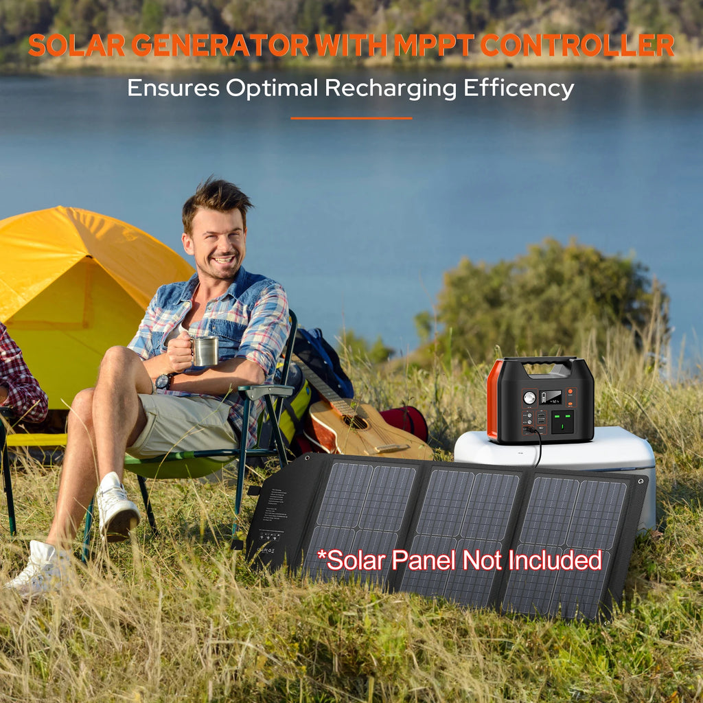 Power Station 300W/150W Solar Generator Power Bank