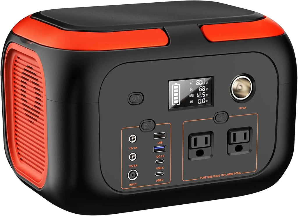 Portable Power Station 600W 296Wh/80000mAh