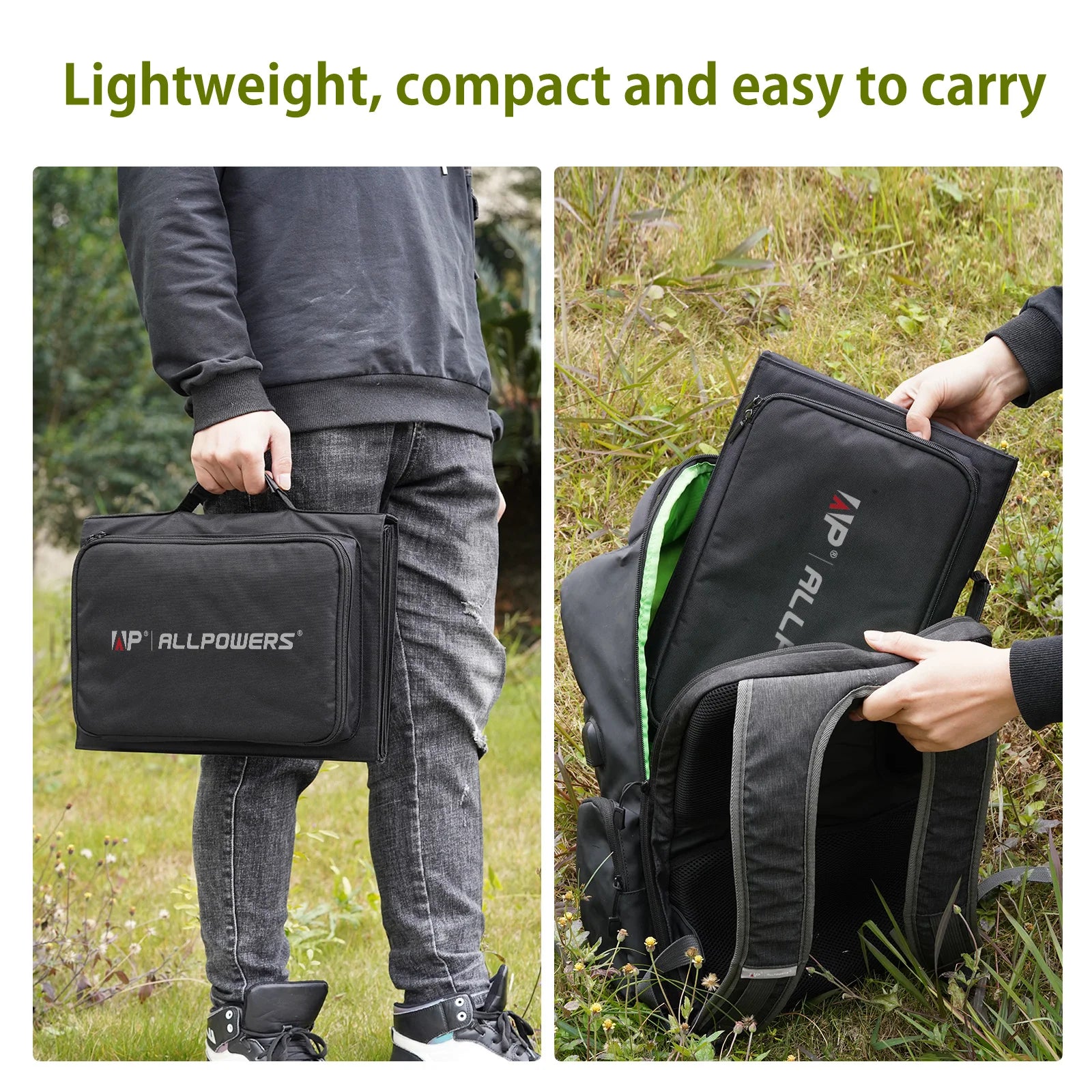 ALLPOWERS Solar Powerbank  Portable Powerstation with Solarpanel