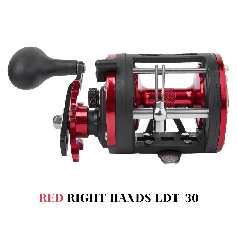 BILLINGS Trolling Drum Reel 33LB Max Drag 3.8:1 Gear Ratio Smooth Fresh Saltwater Fishing Reels for Sea Bass Catfish  Grouper Trout